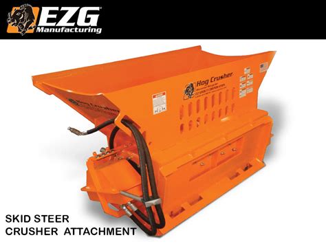 skid steer crusher|skid steer block crusher.